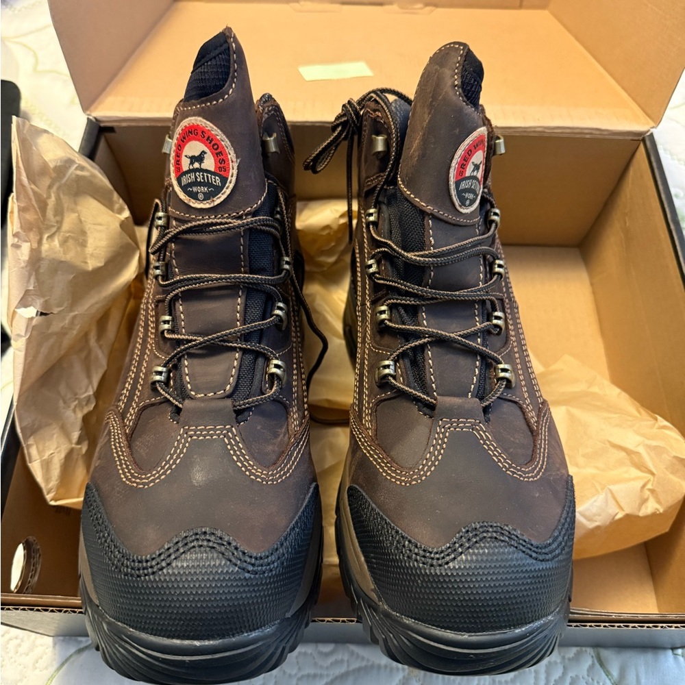 Red Wing Irish Setter Men's Brown Work Boots
